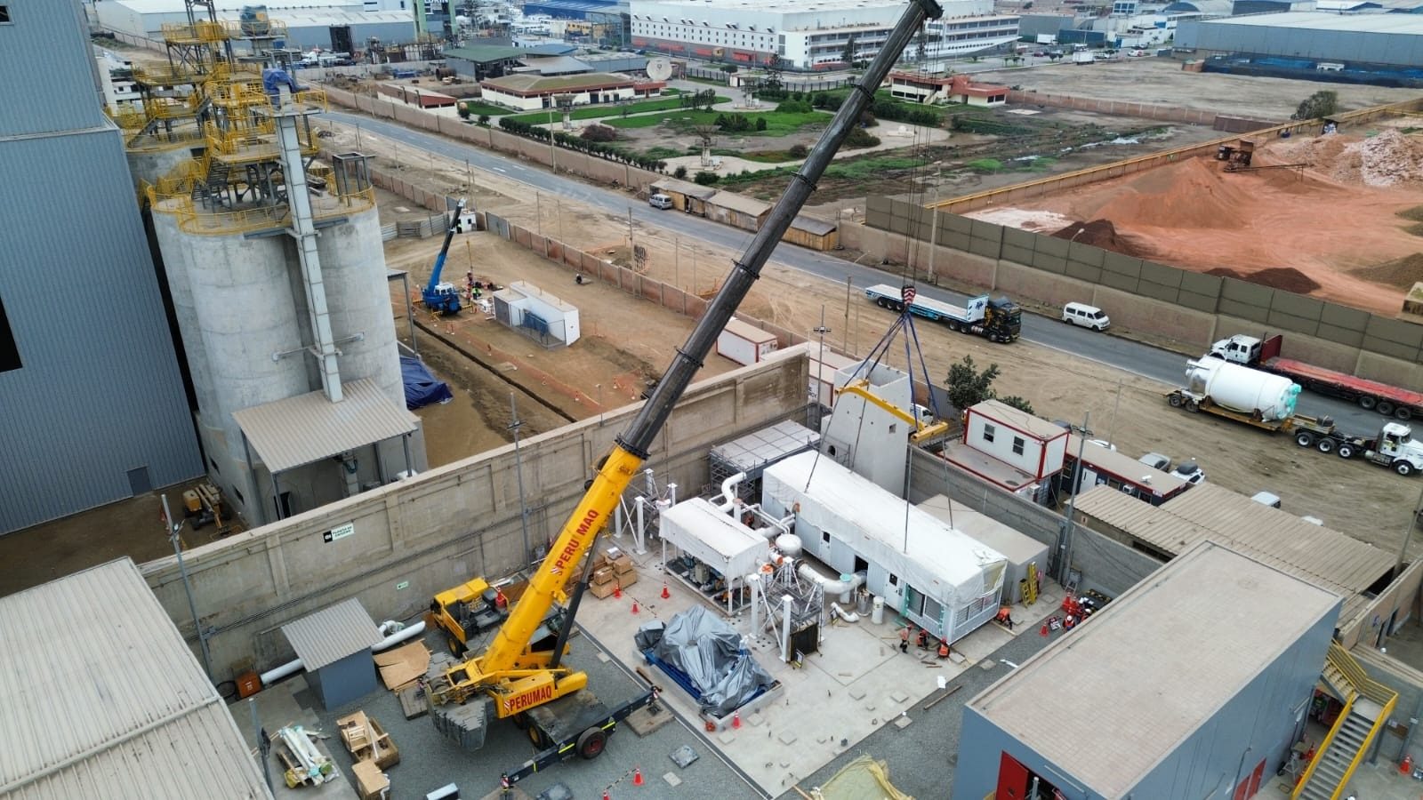 Planta de oxígeno industrial